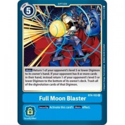 BT4-103 Full Moon Blaster Digimon Card Game TCG