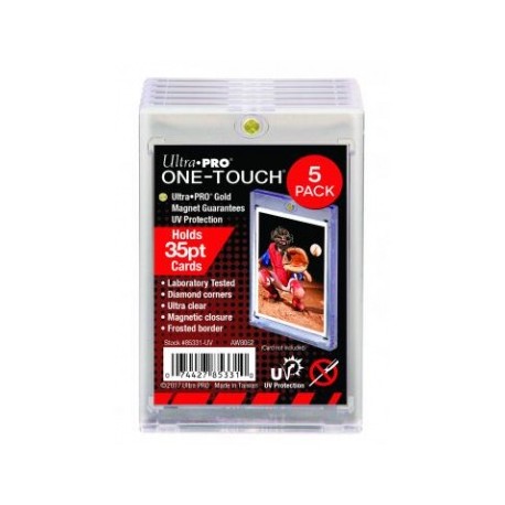 Porte-carte magnétique carte à collectionner sport 35pt One Touch Ultra Pro  1/10/20/50 pièces