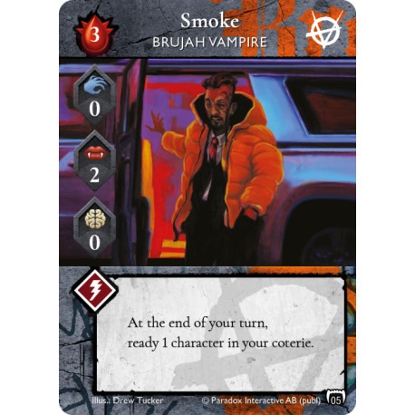 Carte Promo Smoke - Brujah - Vampire Rivals