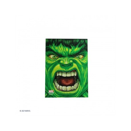 Sachet de 50 protèges carte taille standard Marvel Champions Art Sleeves - Hulk - Gamegenic