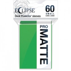 60 Protèges Cartes Pro Matte Eclipse Small - Vert Citron - Ultra Pro