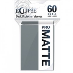 60 Protèges Cartes Pro Matte Eclipse Small - Gris Fumée - Ultra Pro