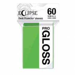 60 Protèges Cartes Gloss Eclipse Small - Vert Citron - Ultra Pro