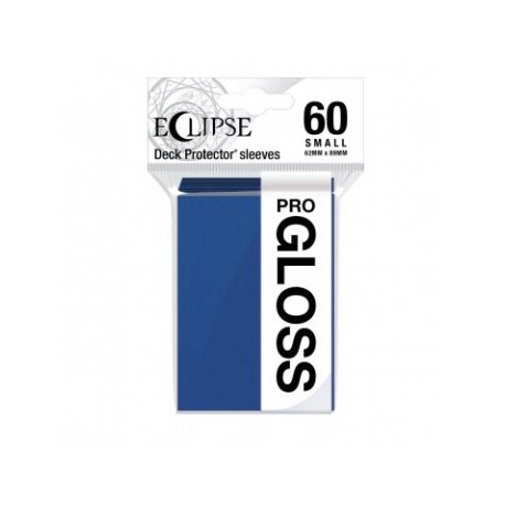 60 Protèges Cartes Gloss Eclipse Small - Bleu Pacifique - Ultra Pro
