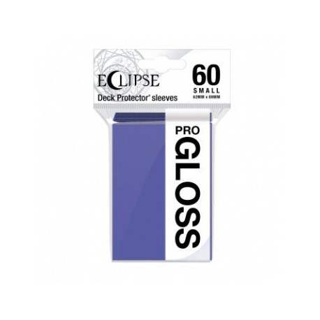 60 Protèges Cartes Gloss Eclipse Small - Violet Royal - Ultra Pro