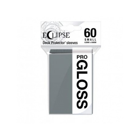 60 Protèges Cartes Gloss Eclipse Small - Gris Fumée - Ultra Pro