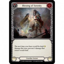 Blessing of Serenity (Red) Rainbow Foil Flesh and Blood