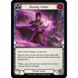 Rousing Aether (Red) Rainbow Foil Flesh and Blood