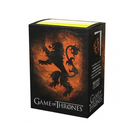100 Protèges cartes Game of Thrones - Maison Lannister - Art Sleeves Dragon Shield
