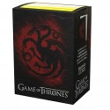 100 Protèges cartes Game of Thrones - Maison Targaryen - Art Sleeves Dragon Shield