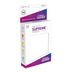 60 Protèges Cartes Supreme UX Sleeves format japonais Frosted - Ultimate Guard