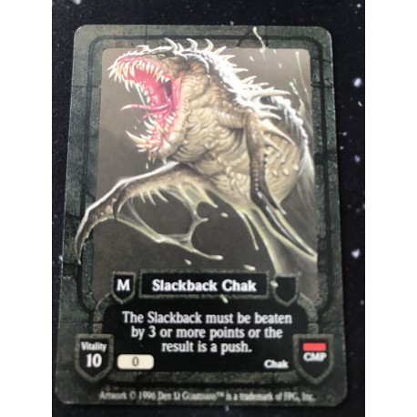 Slackback Chak VO - Carte Guardians CCG