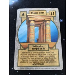 Heliopolos, Temple of Re VO - Carte Guardians CCG