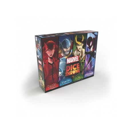 Dice Throne Marvel 4-Hero Box (Scarlet Witch, Thor, Loki, Spider-Man) - EN