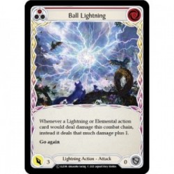 Rainbow Foil - Ball Lightning (Red) - Flesh And Blood TCG