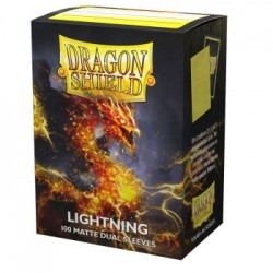 100 Protèges cartes Dual Matte - Lightning - Ailia Dragon Shield