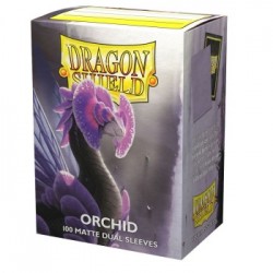 100 Protèges cartes Dual Matte - Orchid - Emme Dragon Shield