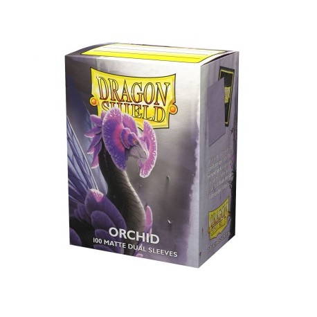 100 Protèges cartes Dual Matte - Orchid - Emme Dragon Shield