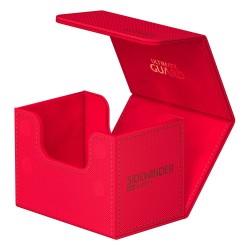Sidewinder 80 Cartes XenoSkin Monocouleur - Rouge - Ultimate Guard