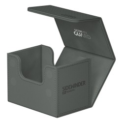 Sidewinder 80 Cartes XenoSkin Monocouleur - Gris - Ultimate Guard