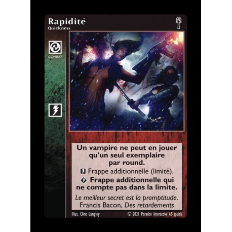 Rapidité - Vampire The Eternal Struggle