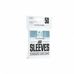 Sachet de 50 protèges cartes - Just Sleeves - Standard 66 x 92 mm - Transparent - Gamegenic