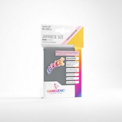 Sachet de 60 protèges cartes Taille Japonaise 62 x 89 mm - Gris Foncé Prime - Gamegenic