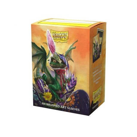 100 Protèges cartes - Easter Dragon 2022 - Brushed Art Sleeves Dragon Shield