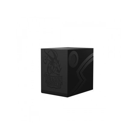 Deckbox Double Shell 150+ cartes - Noir Ombre/Noir - Dragon Shield