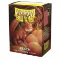 100 Protèges cartes Dual Matte - Peach - Piip Dragon Shield