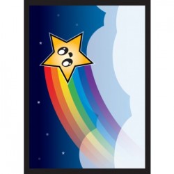 50 Protèges Cartes Legion - Matte Sleeves - Rainbow Star