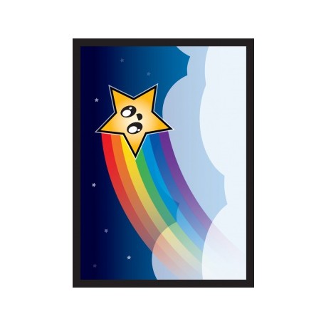 50 Protèges Cartes Legion - Matte Sleeves - Rainbow Star