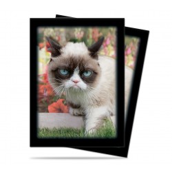 50 Protèges cartes Standard Ultra Pro - Grumpy Cat Flowers