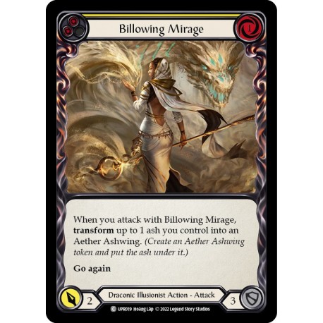 Rainbow Foil - Billowing Mirage (Yellow) - Flesh And Blood TCG