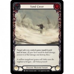Rainbow Foil - Sand Cover (Red) - Flesh And Blood TCG
