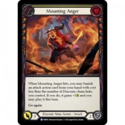 Rainbow Foil - Mounting Anger (Yellow) - Flesh And Blood TCG