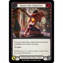 Rainbow Foil - Brand with Cinderclaw (Red) - Flesh And Blood TCG