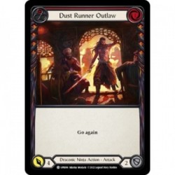 Rainbow Foil - Dust Runner Outlaw (Red) - Flesh And Blood TCG