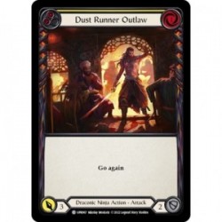 Rainbow Foil - Dust Runner Outlaw (Yellow) - Flesh And Blood TCG