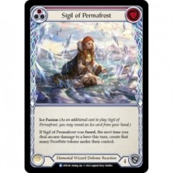 Sigil of Permafrost (Red) - Flesh And Blood TCG