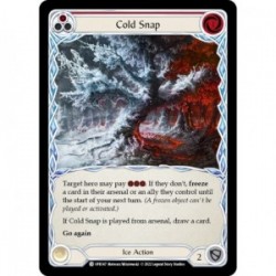 Rainbow Foil - Cold Snap (Red) - Flesh And Blood TCG