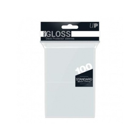 Pack de 100 Sleeves Standard (Taille Magic) PRO-Gloss - CLEAR - Ultra Pro