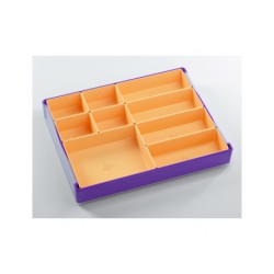 Boite à Jetons - Token Silo - Violet/Orange - Gamegenic