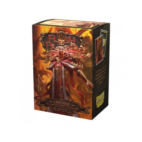 100 Protèges cartes - Flesh &amp;amp;amp;amp;amp;amp;amp;amp;amp;amp;amp; Blood Emperor - Matte Art Sleeves Dragon Shield