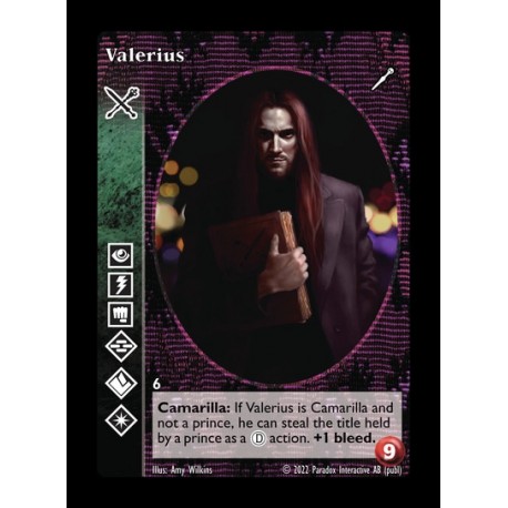 VALERIUS Vampire The Eternal Struggle