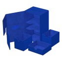 Twin Flip'N'Tray 160+ XenoSkin Monocolor Bleu - Ultimate Guard