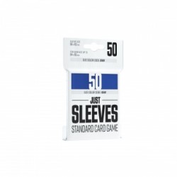 Sachet de 50 protèges cartes - Just Sleeves - Standard 66 x 92 mm - Bleu - Gamegenic