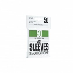 Sachet de 50 protèges cartes - Just Sleeves - Standard 66 x 92 mm - Vert - Gamegenic