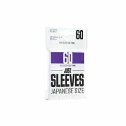 Sachet de 60 protèges cartes - Just Sleeves - Taille Japonnaise 62 x 89 mm - Violet - Gamegenic