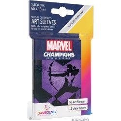 Sachet de 50 protèges carte taille standard Marvel Champions Art Sleeves - Hawkeye - Gamegenic